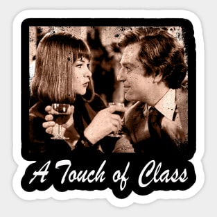 Charming Comedy with Steve and Vicki of Class Movie Shirts for Humor Enthusiasts Sticker